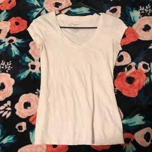 Plain white tee